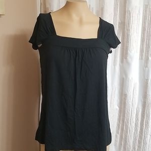 New York and Company Black Tee